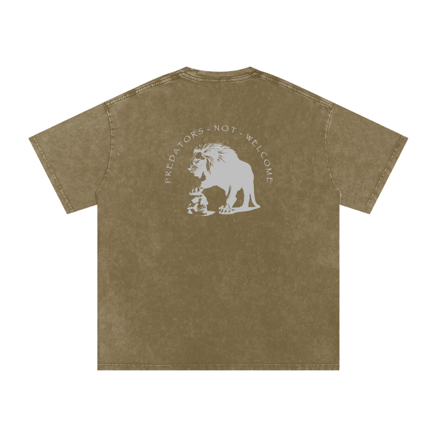 PREDATORS NOT WELCOME - SNOW WASHED PUMP COVER