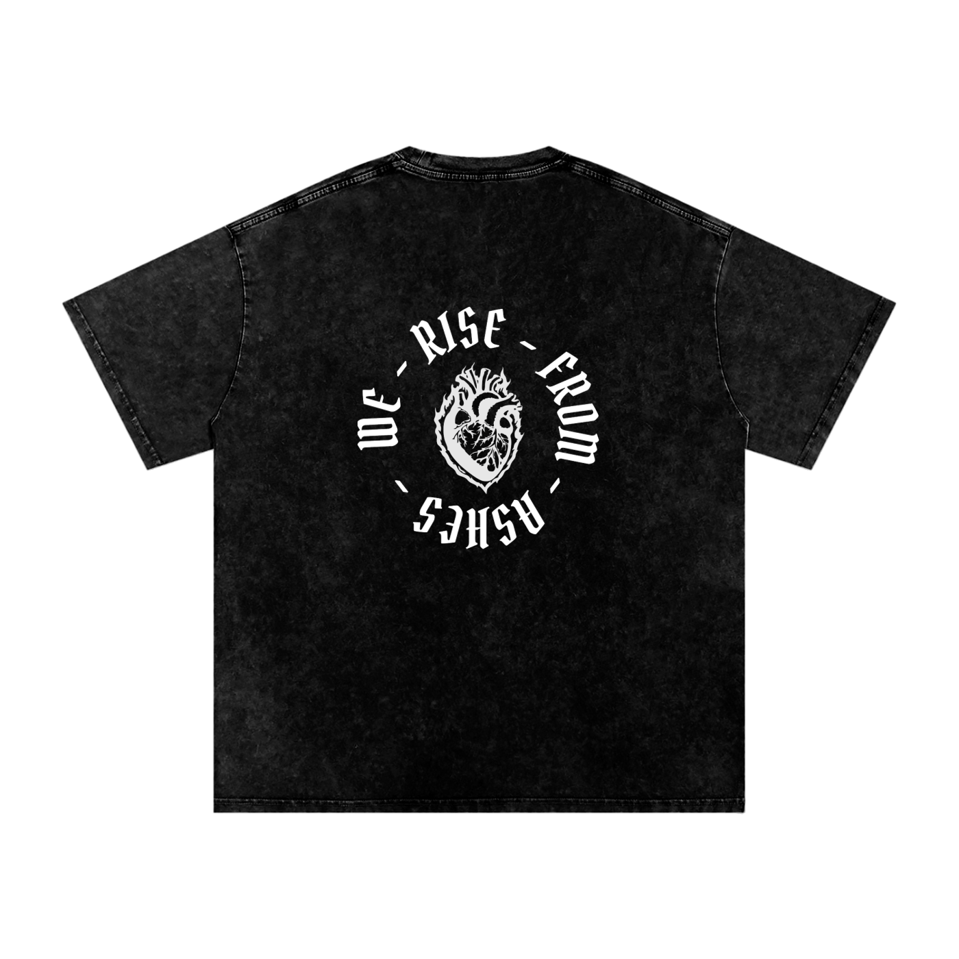 from ashes - snow washed oversized tee