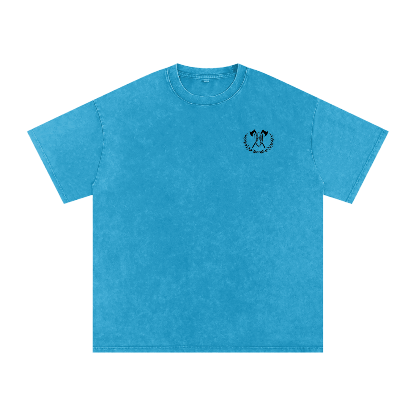 fire and rage - snow washed oversized tee
