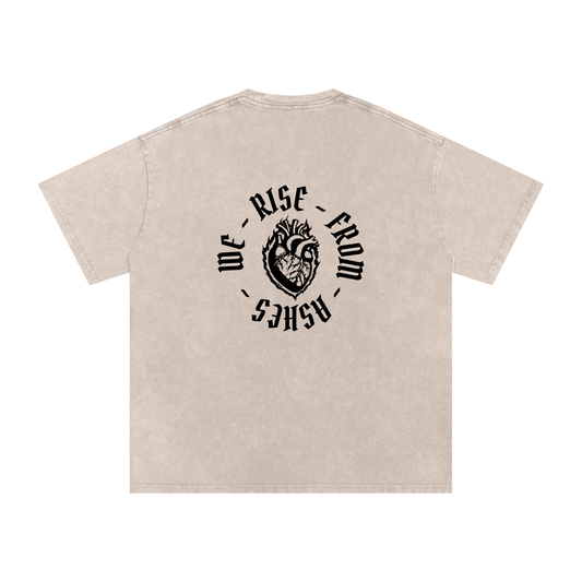 from ashes - snow washed oversized tee