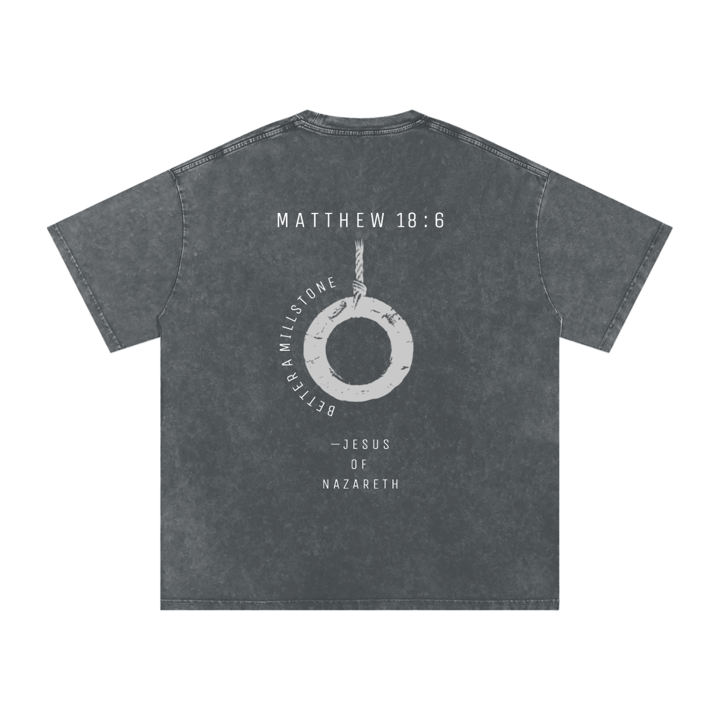 better a Millstone - SNOW WASHED oversized tee