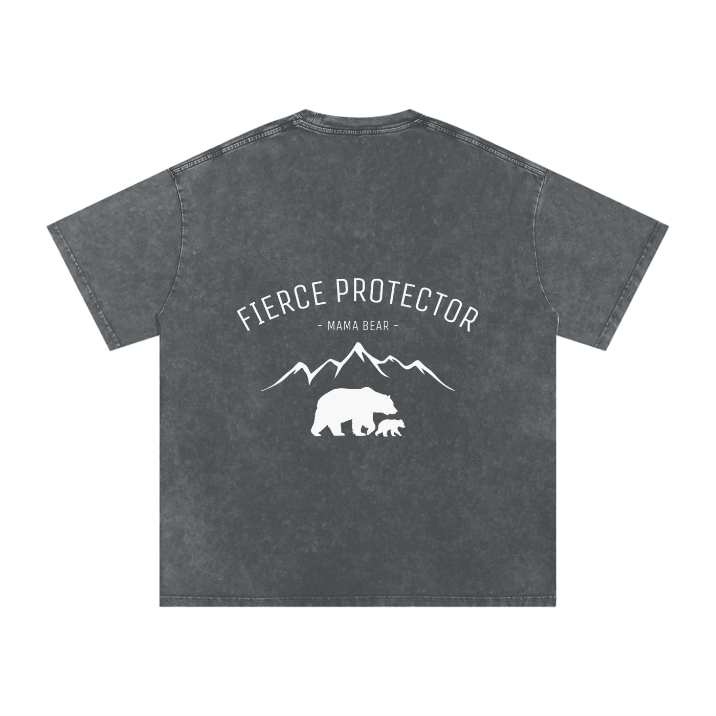mama bear - SNOW WASHED oversized tee