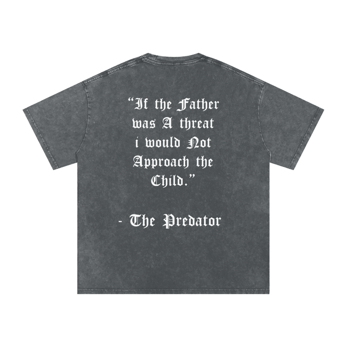 BE A THREAT - SNOW WASHED PUMP COVER