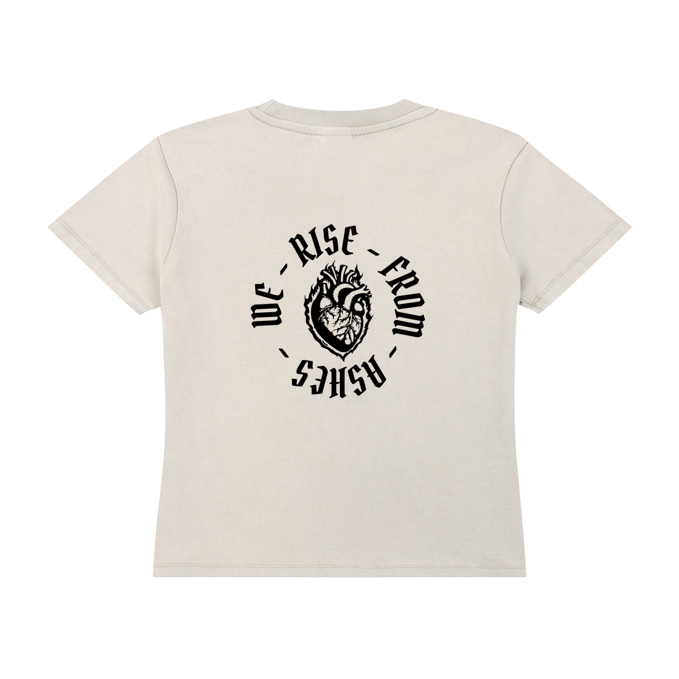 from ashes - cropped tee