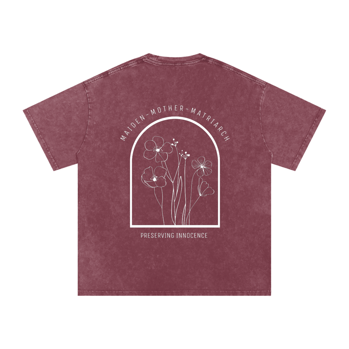 MATRIARCH - snow washed oversized tee