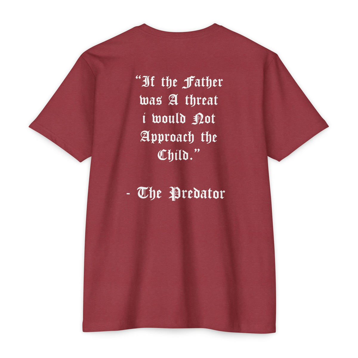BE A THREAT - FITTED TEE