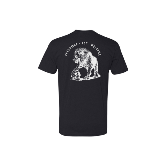 Predators Not Welcome - fitted tee