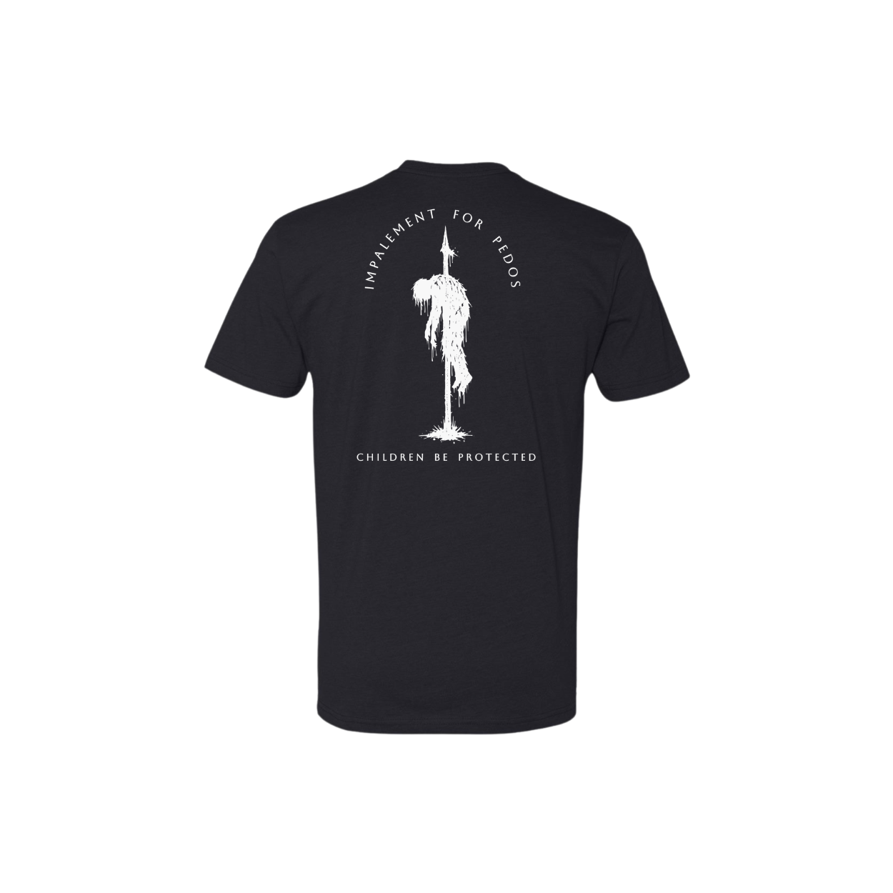 Impalement For Pedos - fitted tee