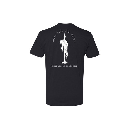 Impalement For Pedos - fitted tee