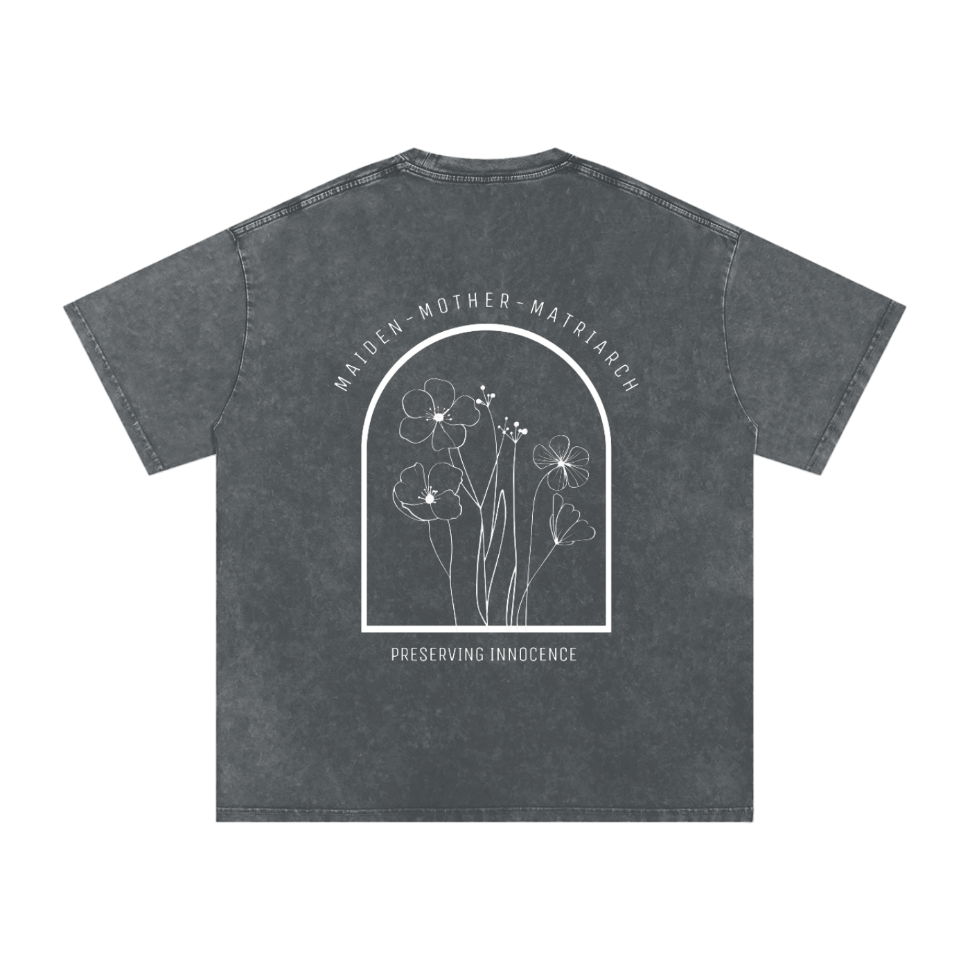 MATRIARCH - snow washed oversized tee