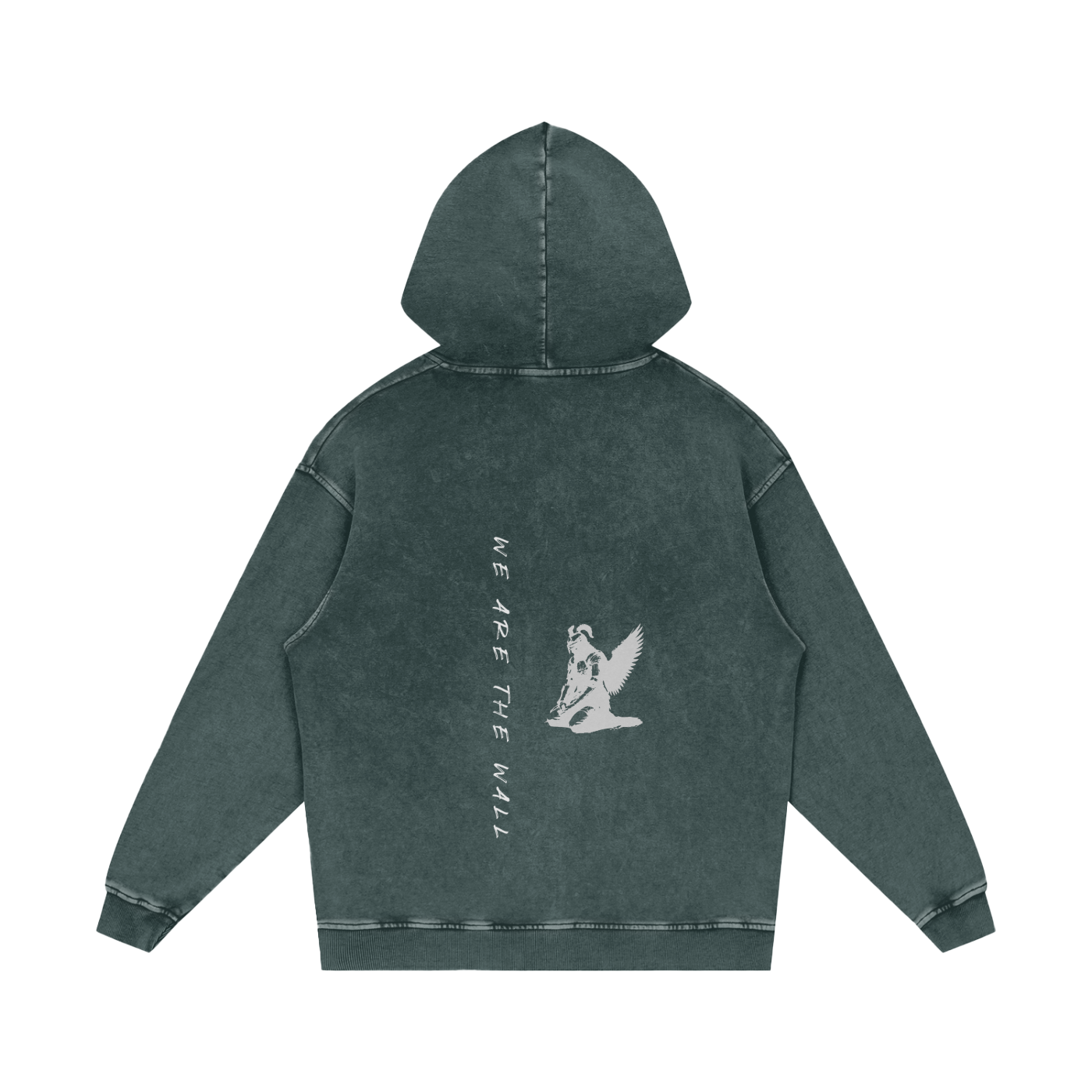 we are the wall - pull over hoodie