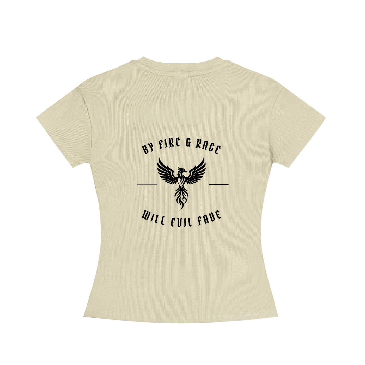 fire and rage - Slim Fit Crewneck T-Shirt
