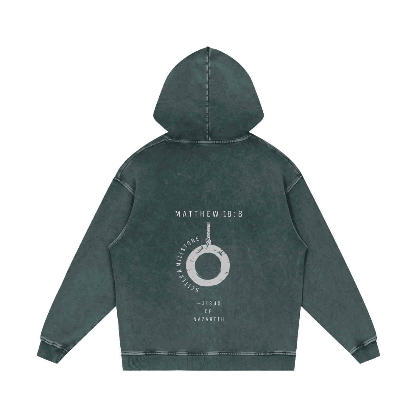 Womens Better a millstone - Pull over hoodie