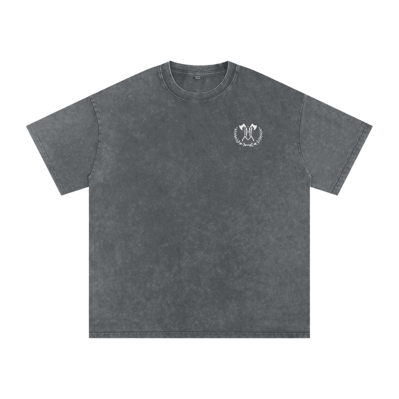 fire and rage - snow washed oversized tee