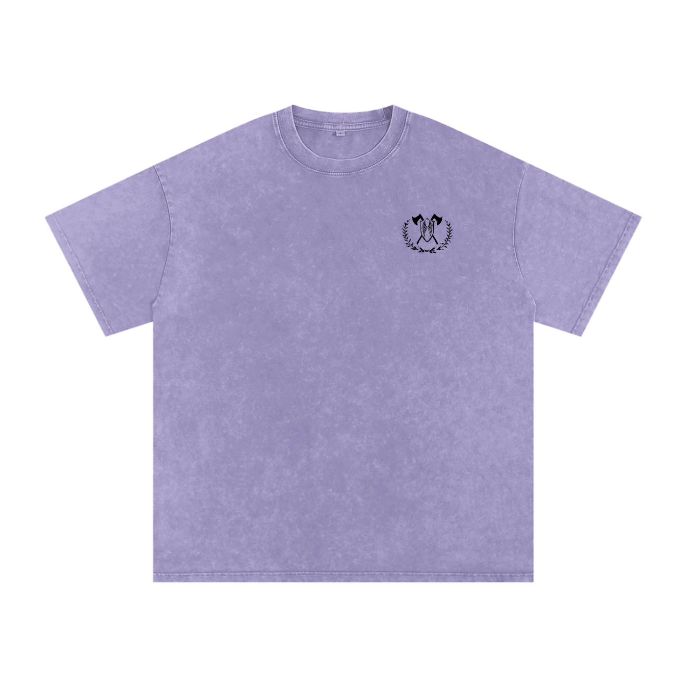 fire and rage - snow washed oversized tee