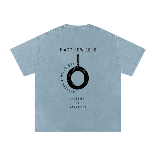better a Millstone - SNOW WASHED oversized tee
