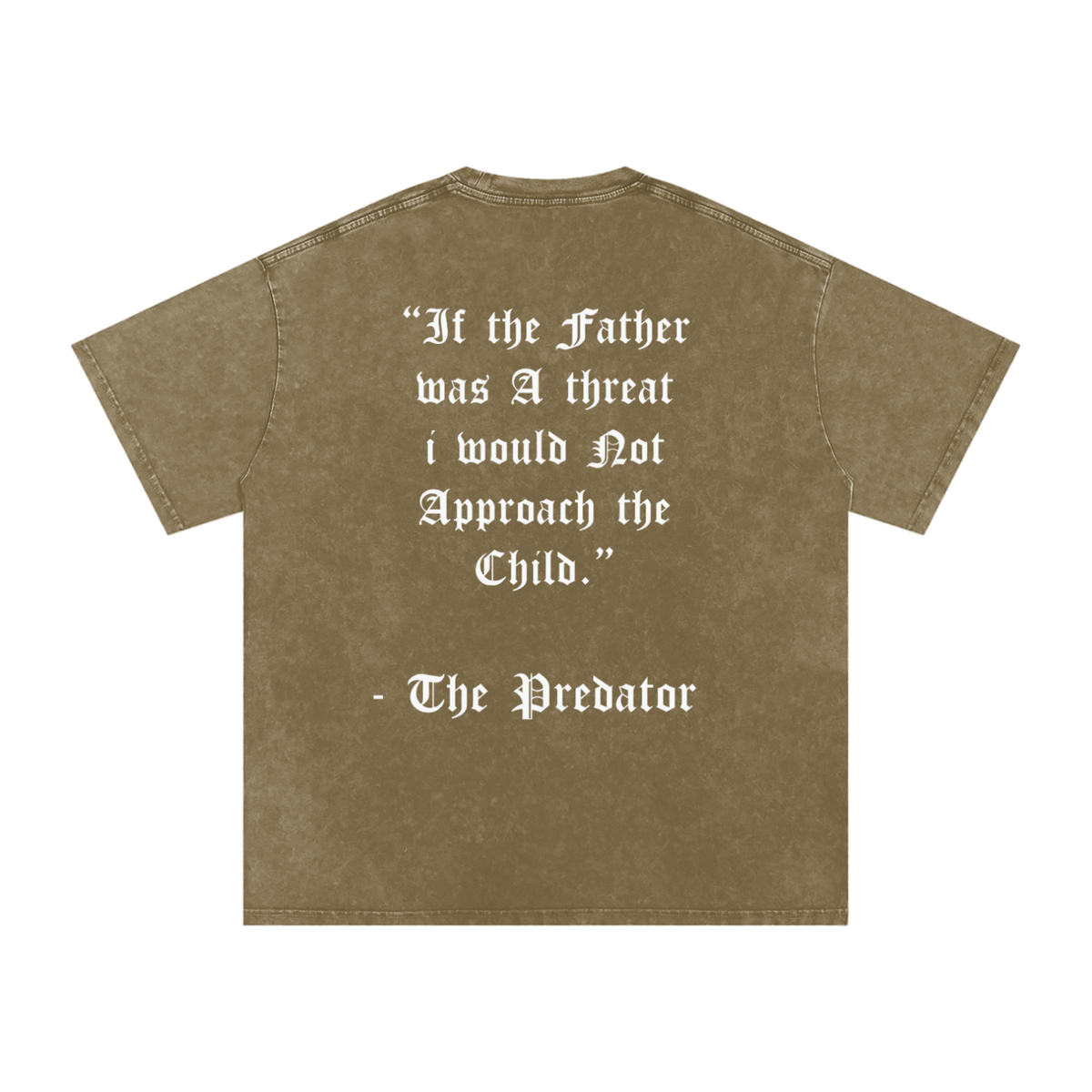 BE A THREAT - SNOW WASHED PUMP COVER