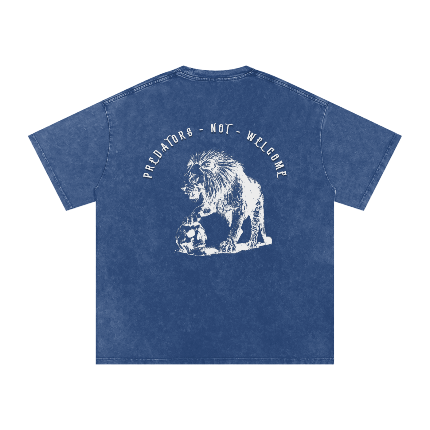 predators not welcome - Women's SNOW WASHED oversized tee