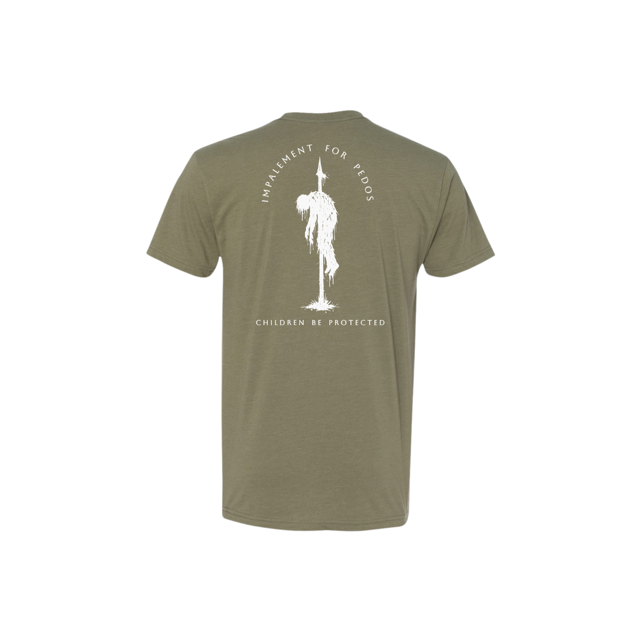 Impalement For Pedos - fitted tee