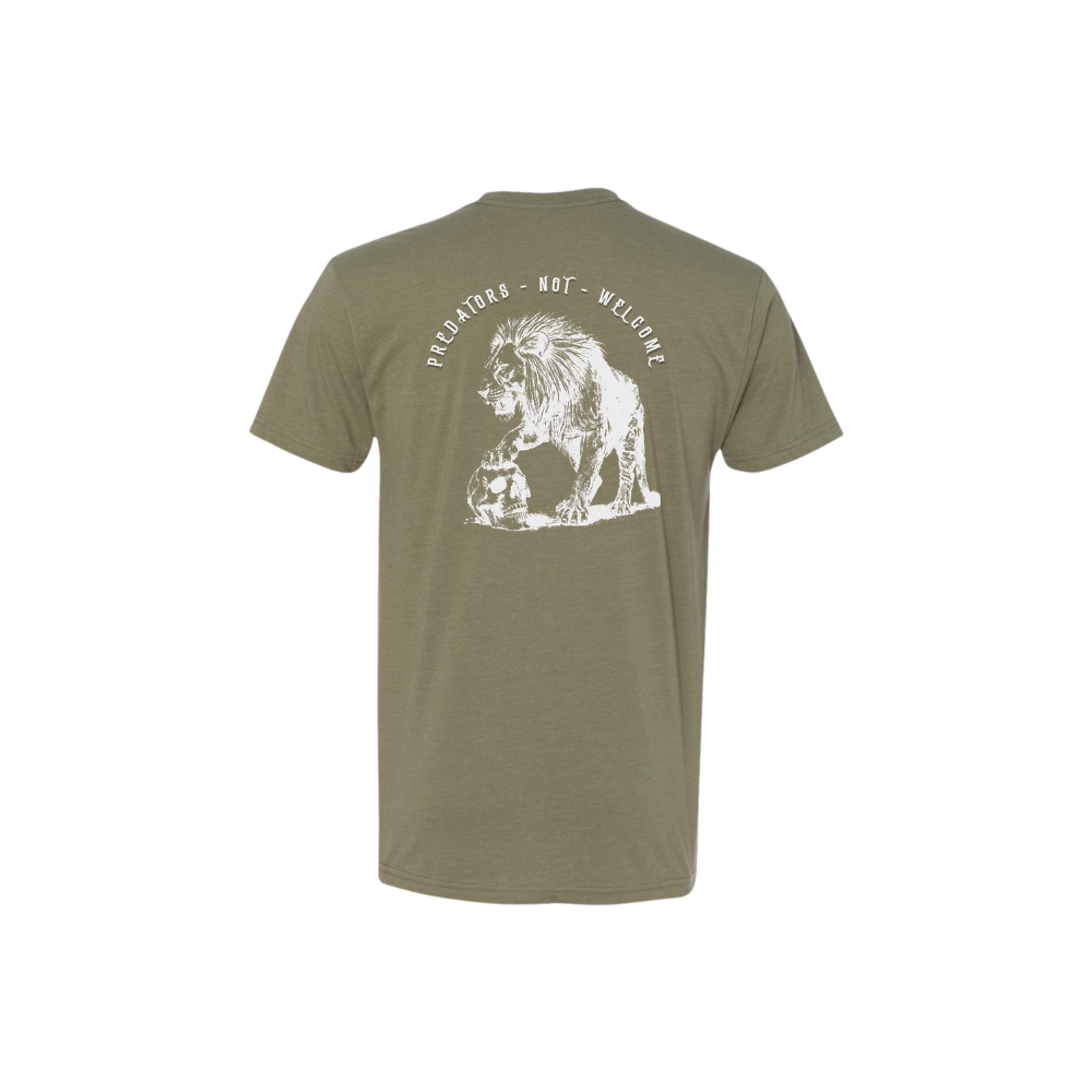 Predators Not Welcome - fitted tee