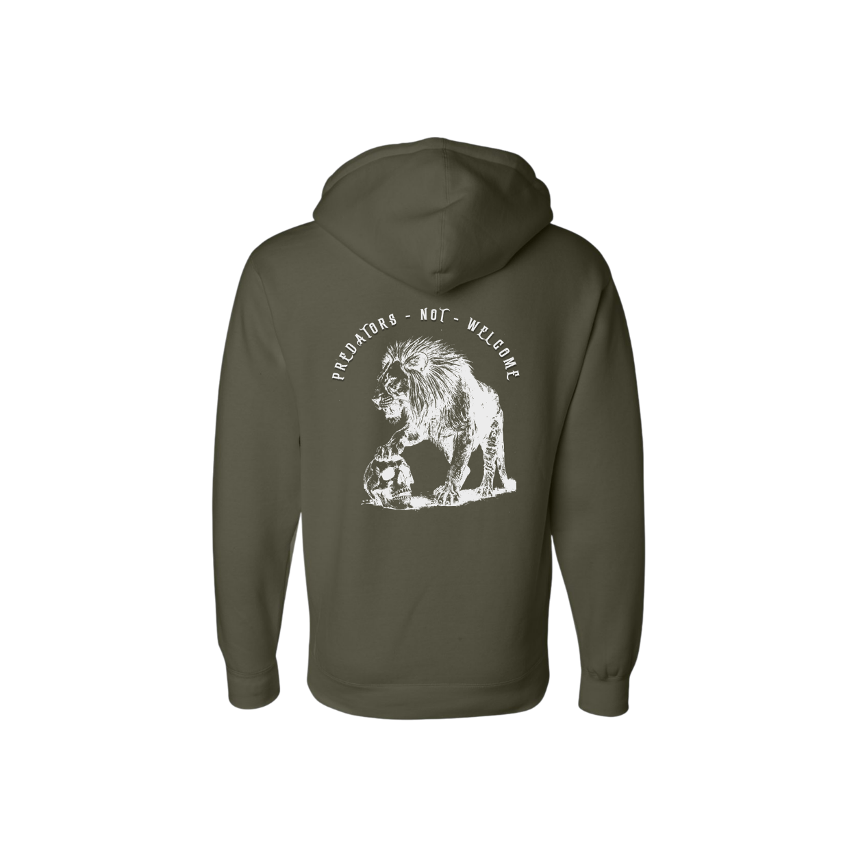 Predators Not Welcome - heavyweight hoodie