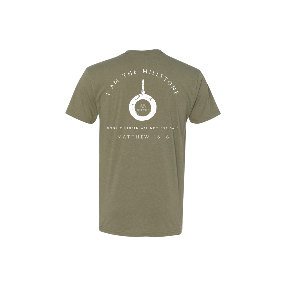I Am The Millstone - fitted tee