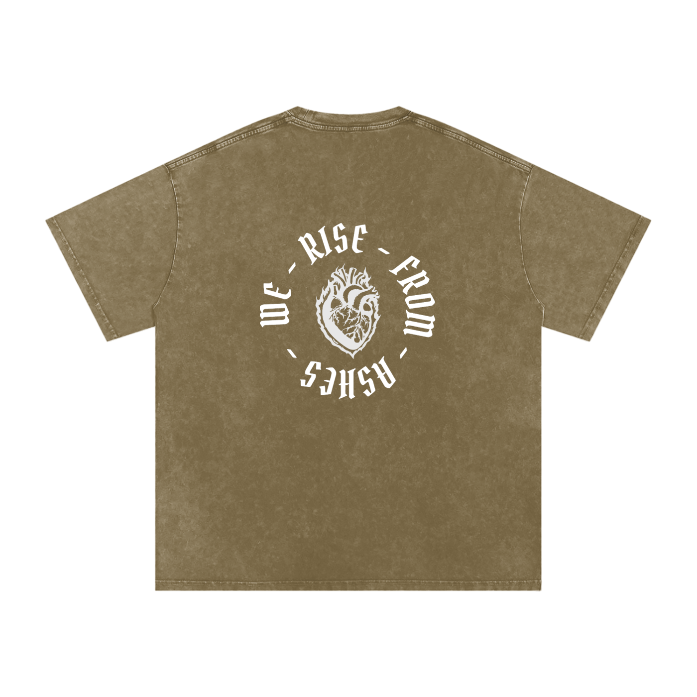 from ashes - snow washed oversized tee
