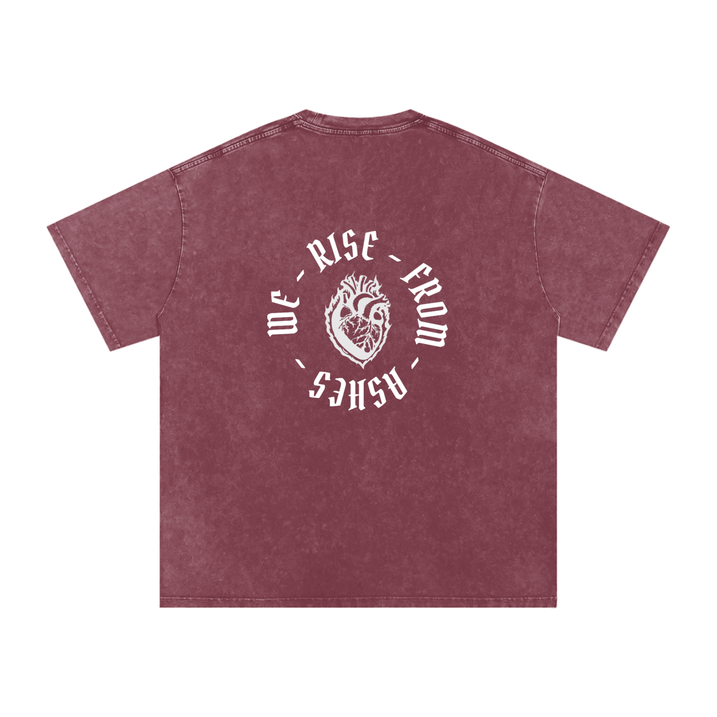 from ashes - snow washed oversized tee