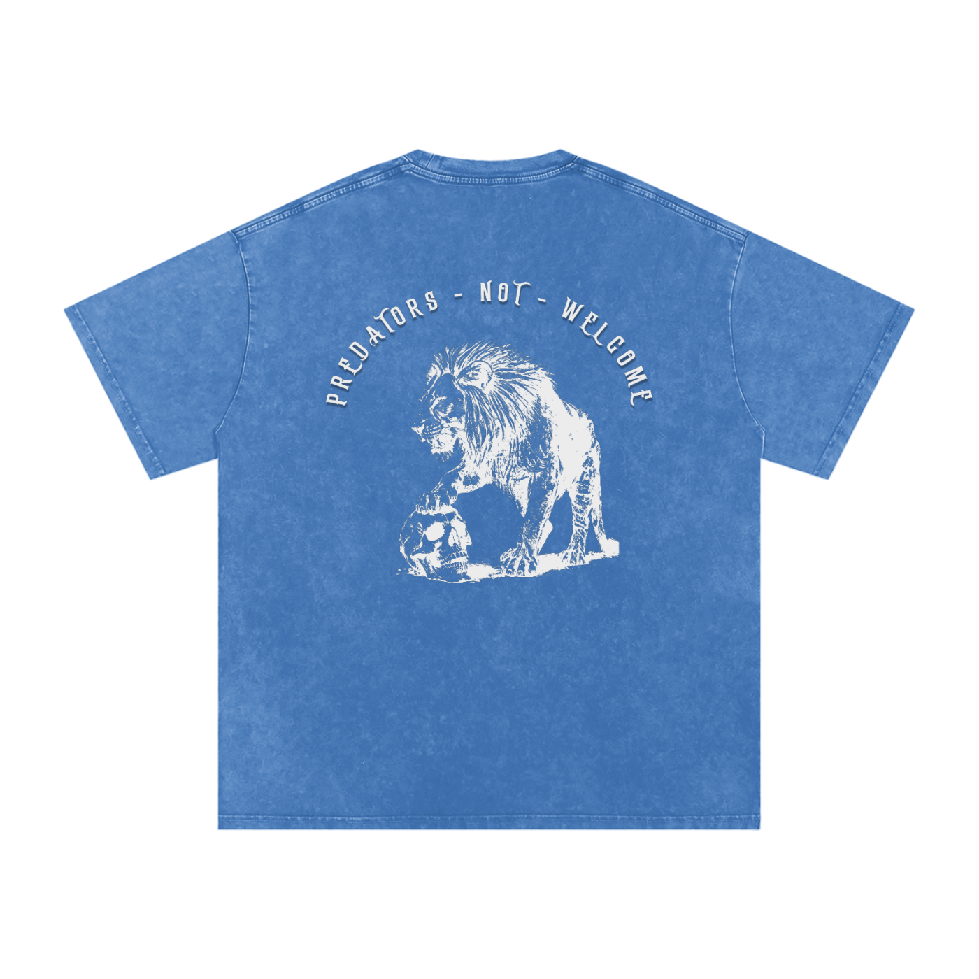 predators not welcome - Women's SNOW WASHED oversized tee