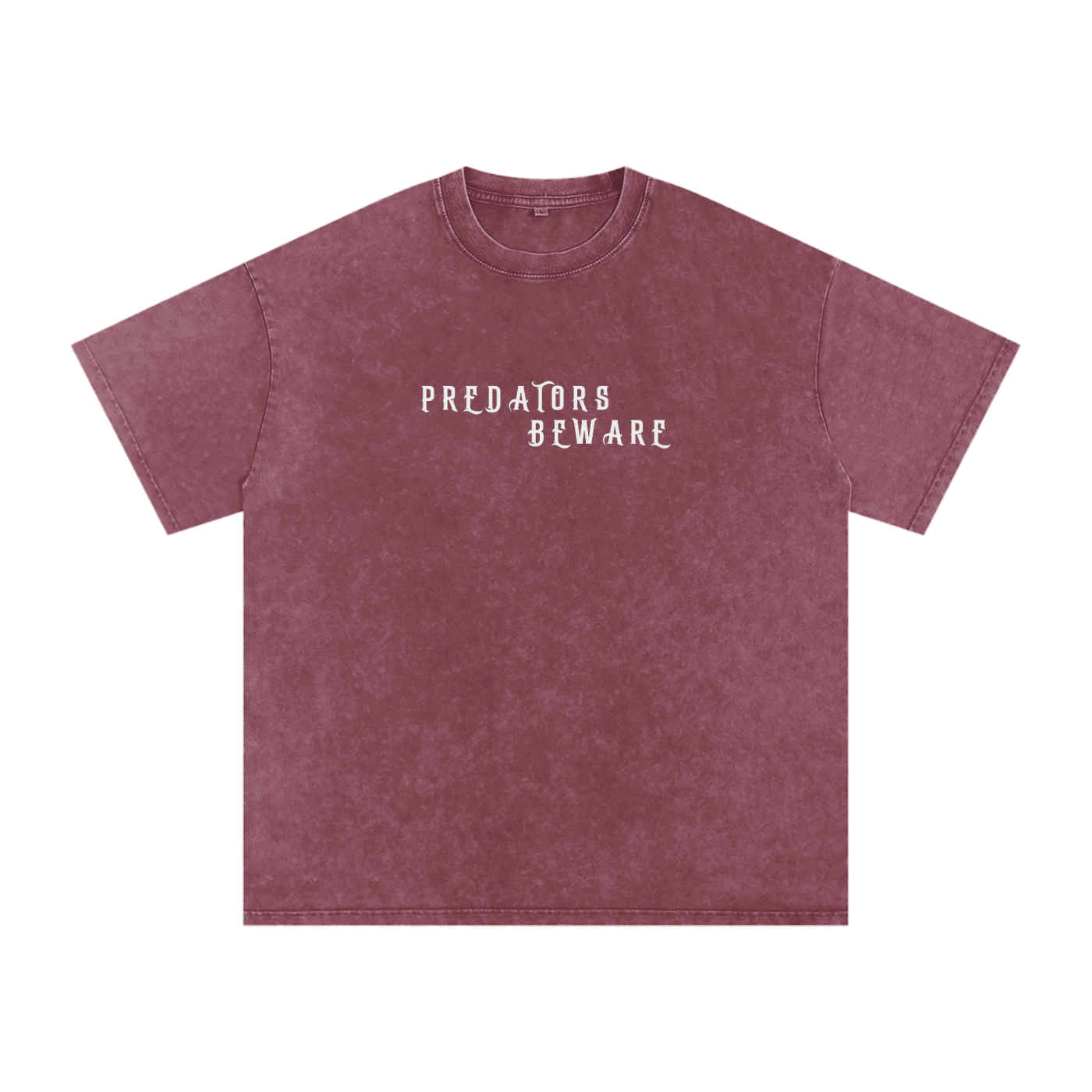 Predators beware - we see you snow washed Oversized tee