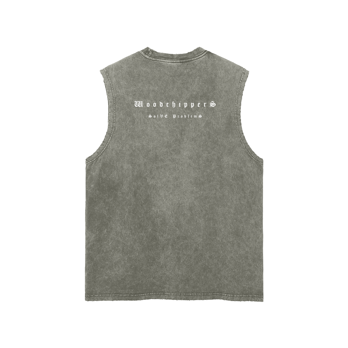 WOODCHIPPERS SOLVE PROBLEMS -  MEN'S SNOW WASHED TANK