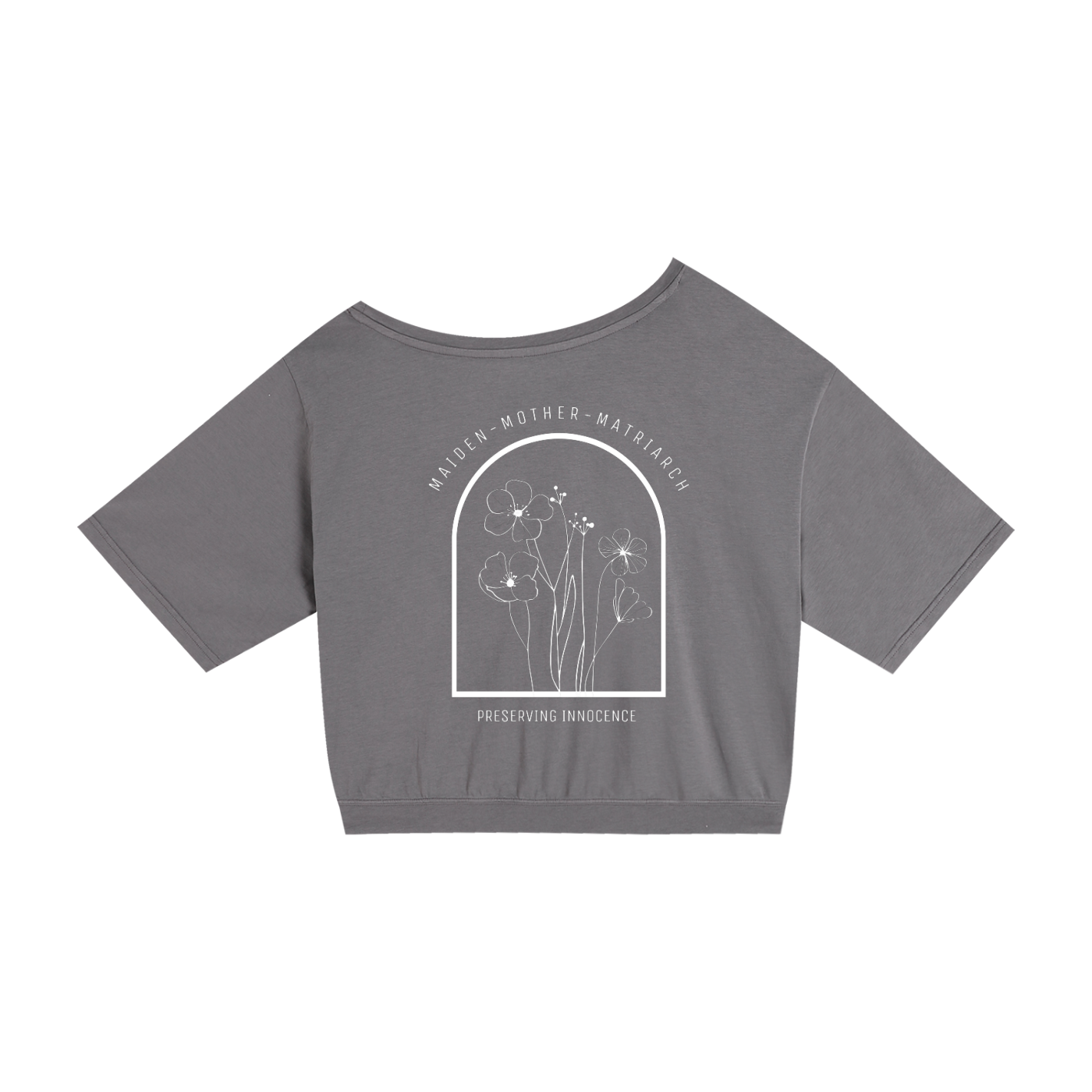 Matriarch - DROP SHOULDER CROP TEE
