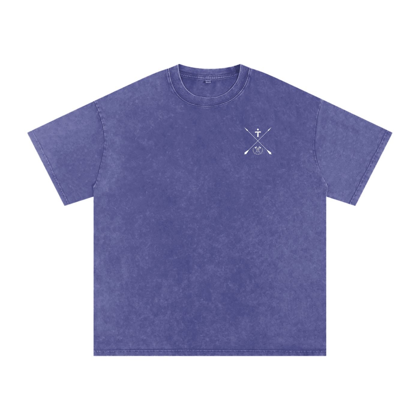 Guarding innocence wings - Women's SNOW WASHED oversized tee