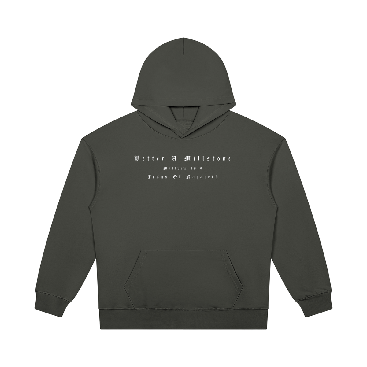 BETTER A MILLSTONE - PULLOVER HOODIE