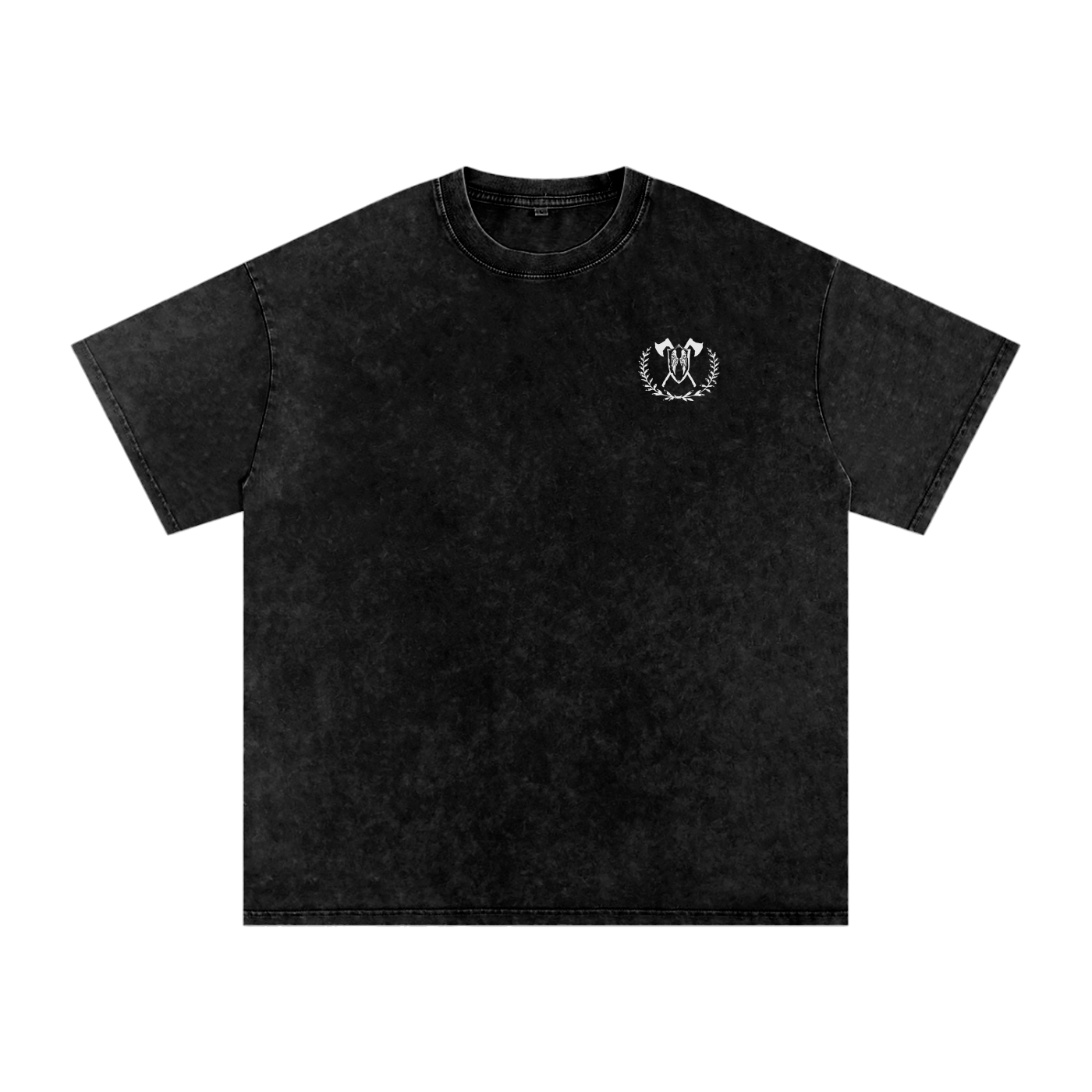 fire and rage - snow washed oversized tee
