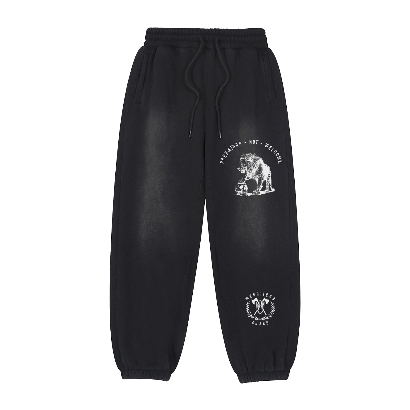 predators not welcome - fleece joggers