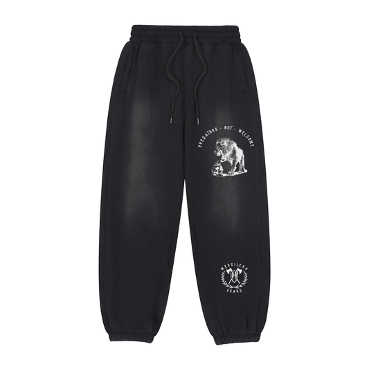 predators not welcome - fleece joggers
