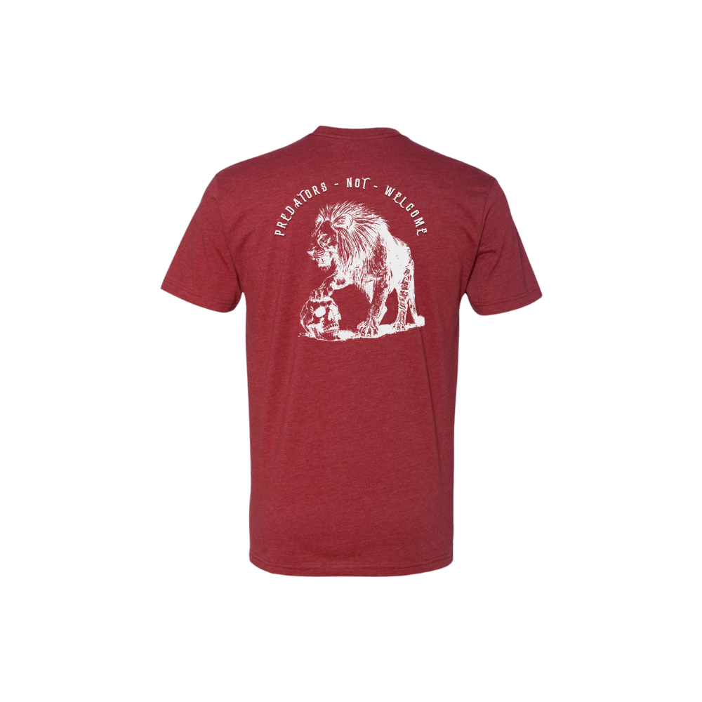 Predators Not Welcome - fitted tee