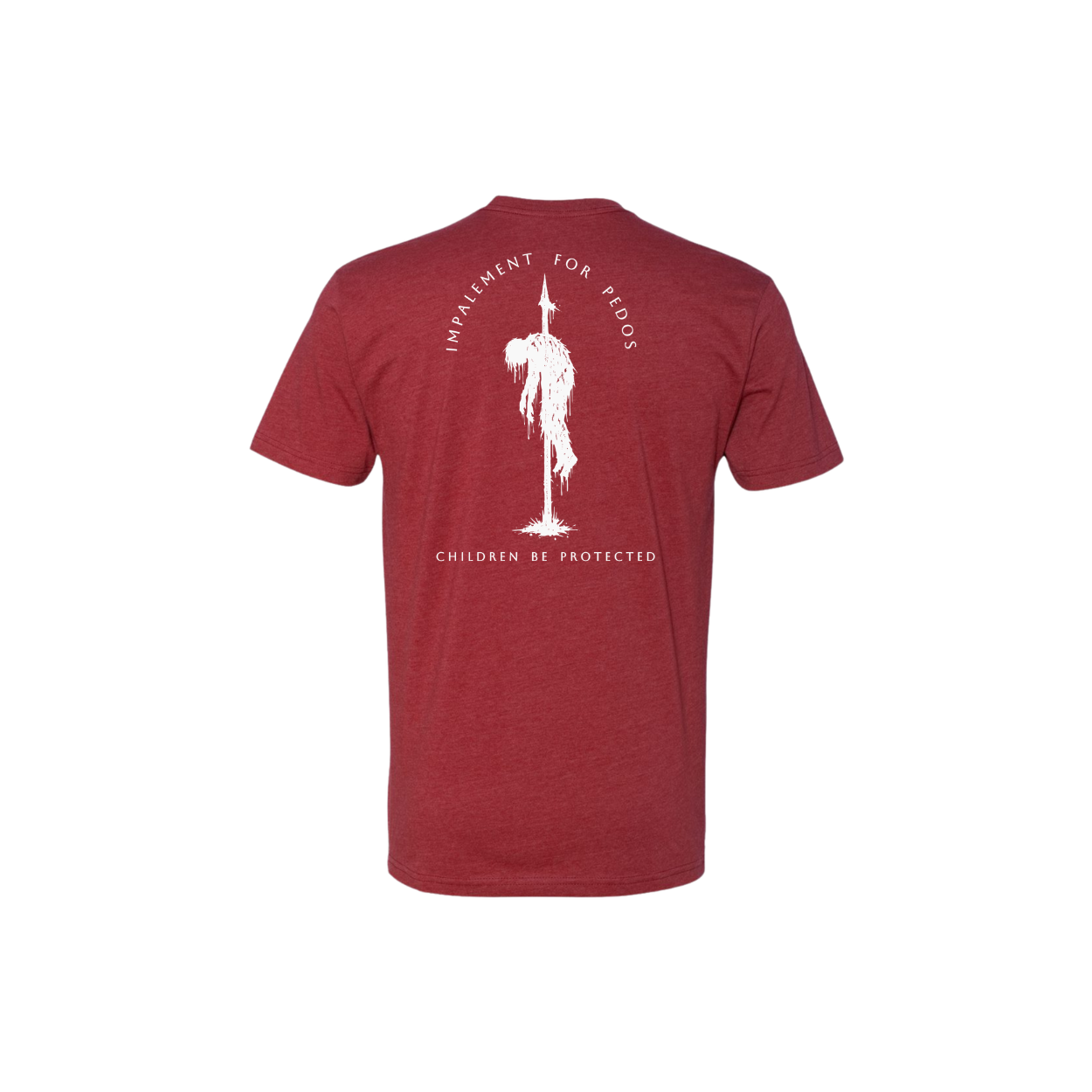 Impalement For Pedos - fitted tee