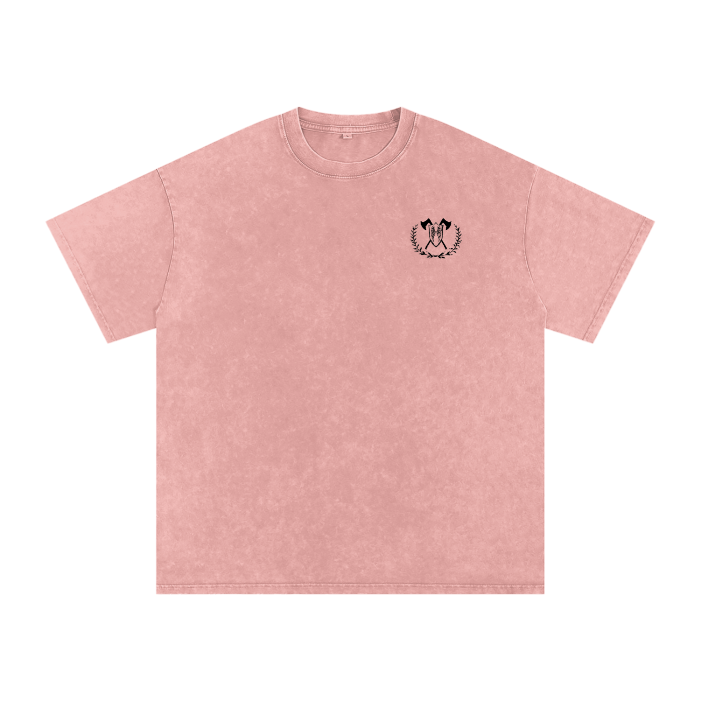 fire and rage - snow washed oversized tee