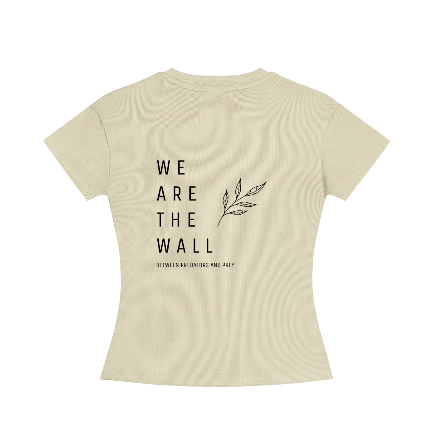 we are the wall Slim Fit Crewneck T-Shirt