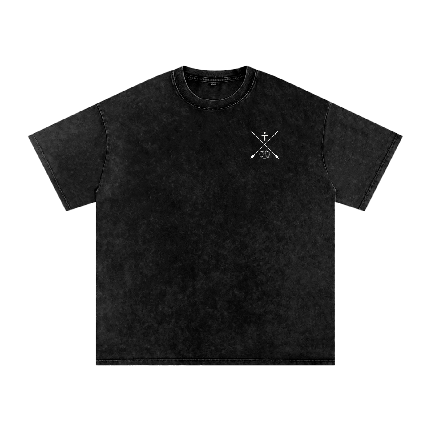 Guarding innocence -  SNOW WASHED oversized tee