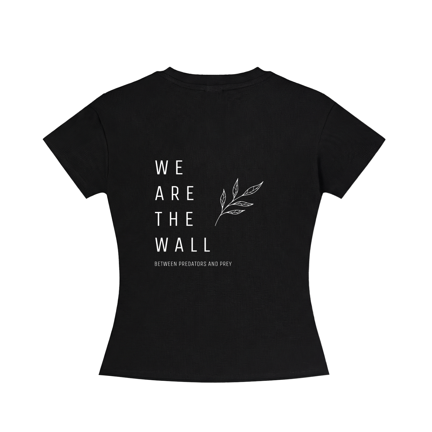we are the wall Slim Fit Crewneck T-Shirt
