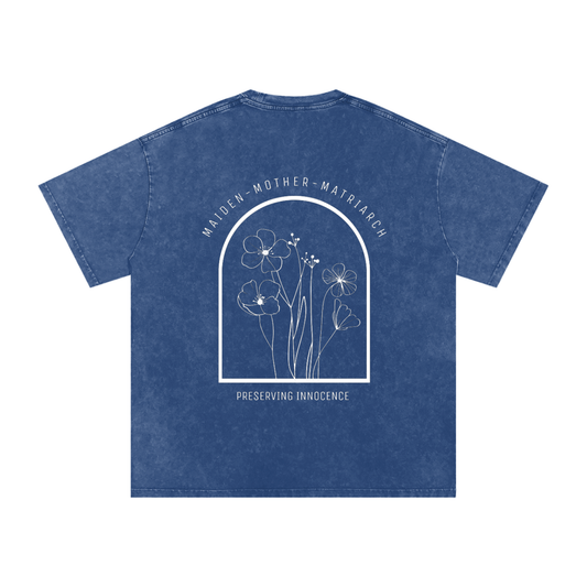 MATRIARCH - snow washed oversized tee