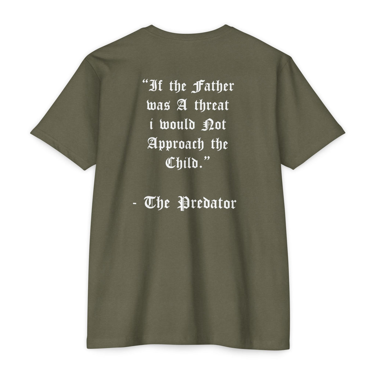 BE A THREAT - FITTED TEE
