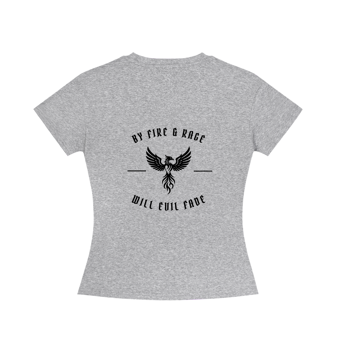 fire and rage - Slim Fit Crewneck T-Shirt