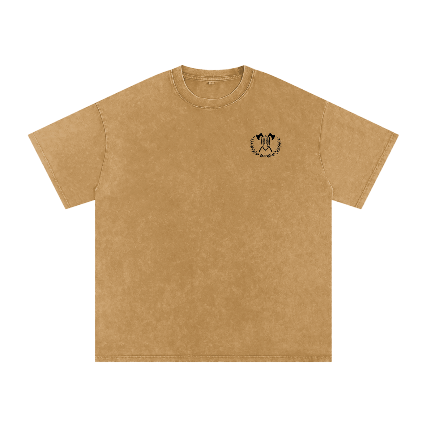 fire and rage - snow washed oversized tee