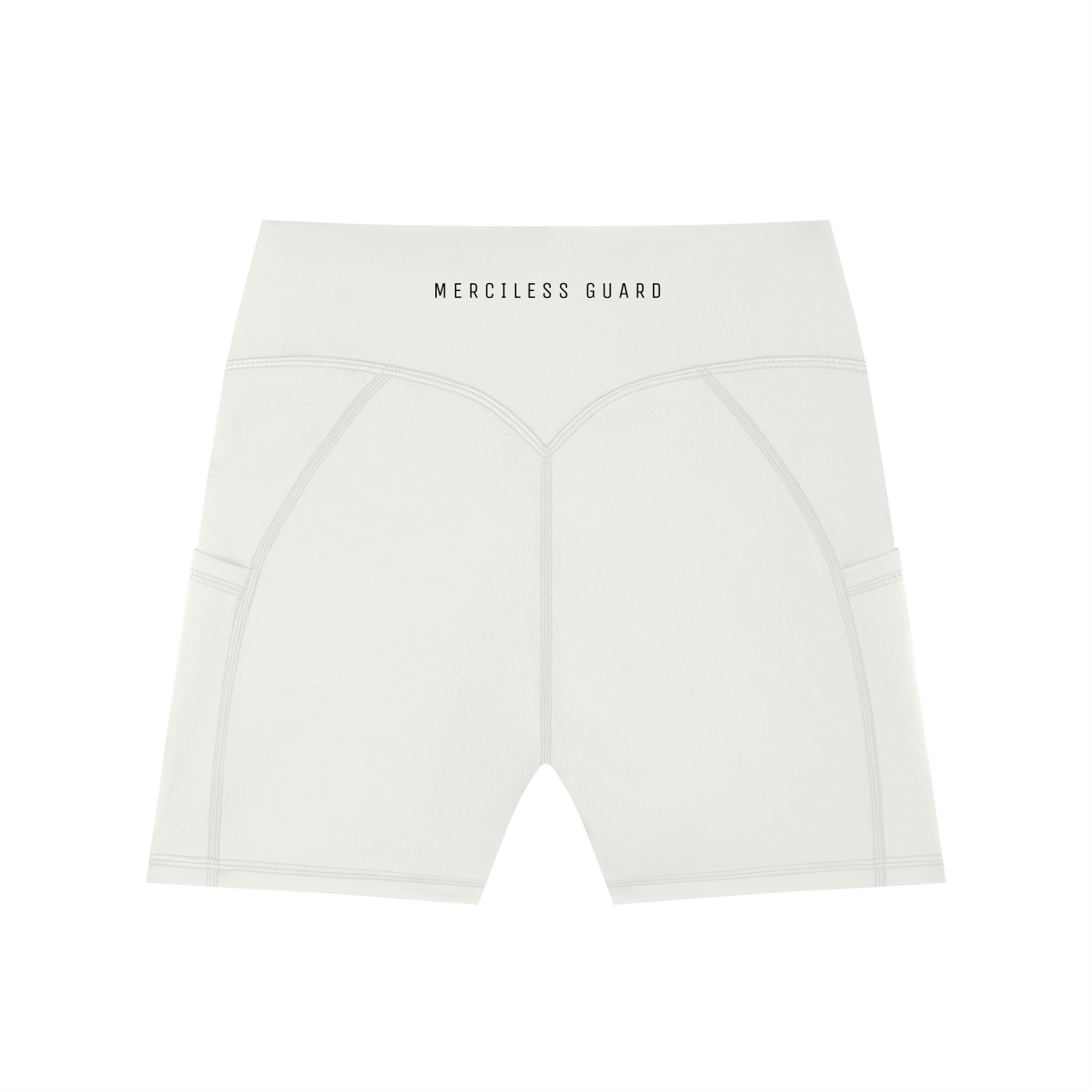 Merciless Guard - High-Waisted Pocket Biker Shorts