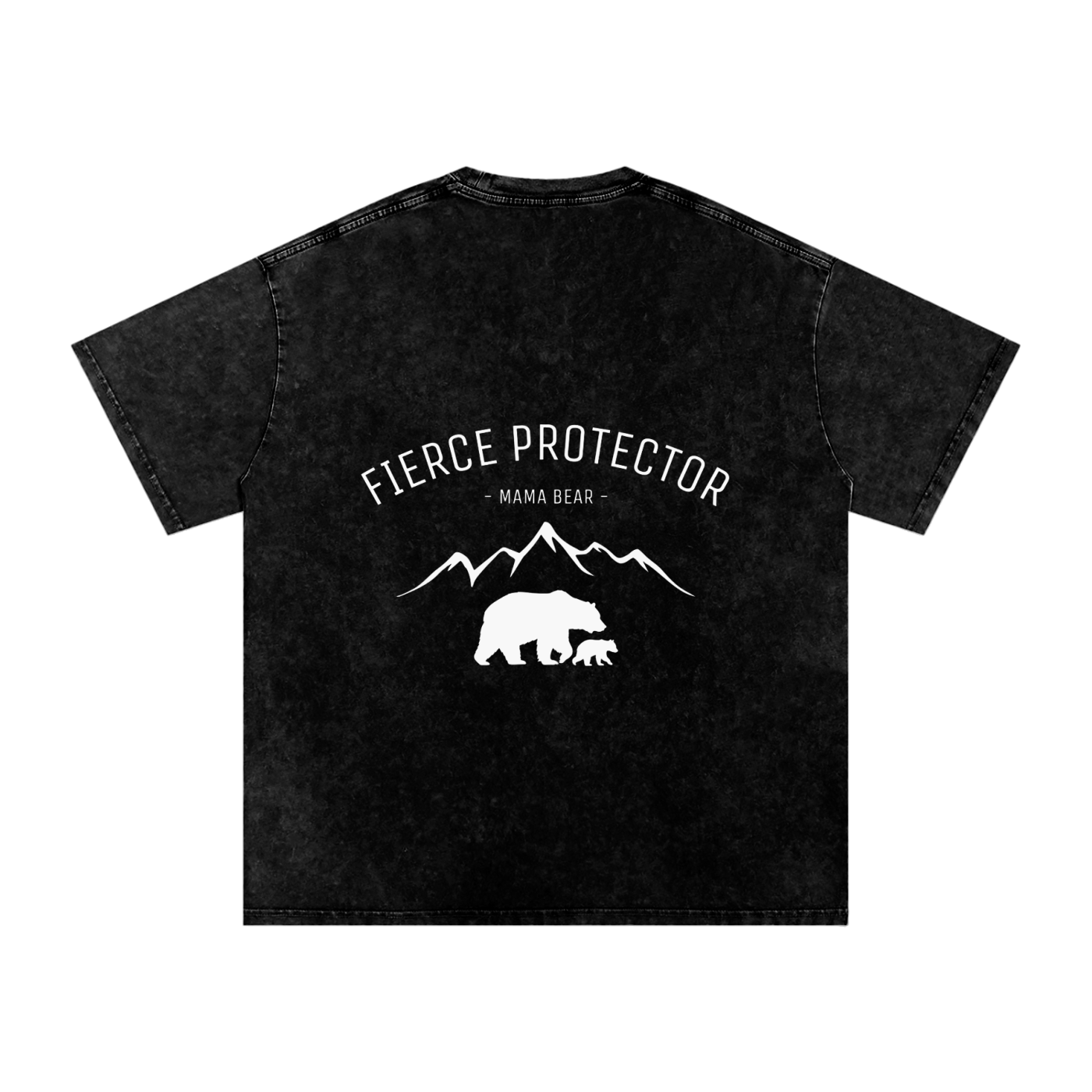 mama bear - SNOW WASHED oversized tee