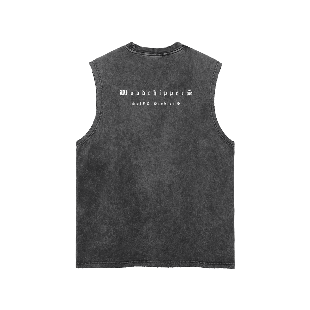 WOODCHIPPERS SOLVE PROBLEMS -  MEN'S SNOW WASHED TANK